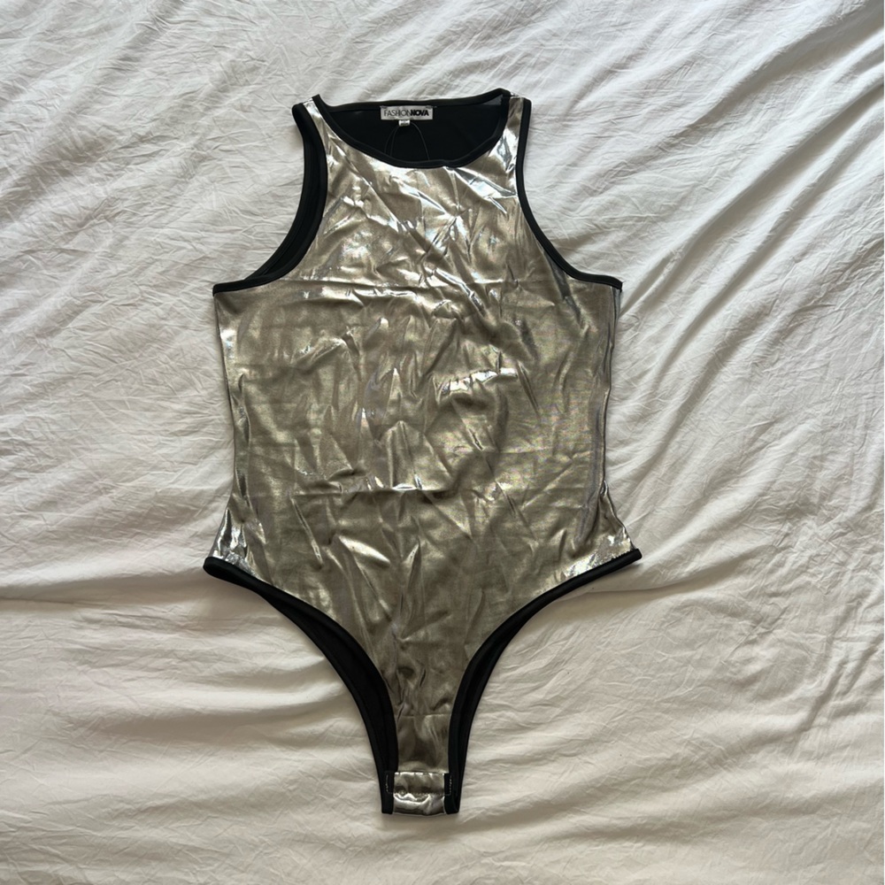 Metallic Skirt Set